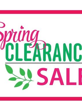 Spring Clearance Sale, check out $5 Items